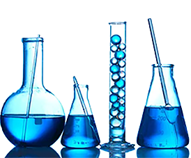 A random collection of images that changes on each page load. Some images are lab equipment, some are students performing a lab, and some are students submitting their lab results online at chem21Labs.com.